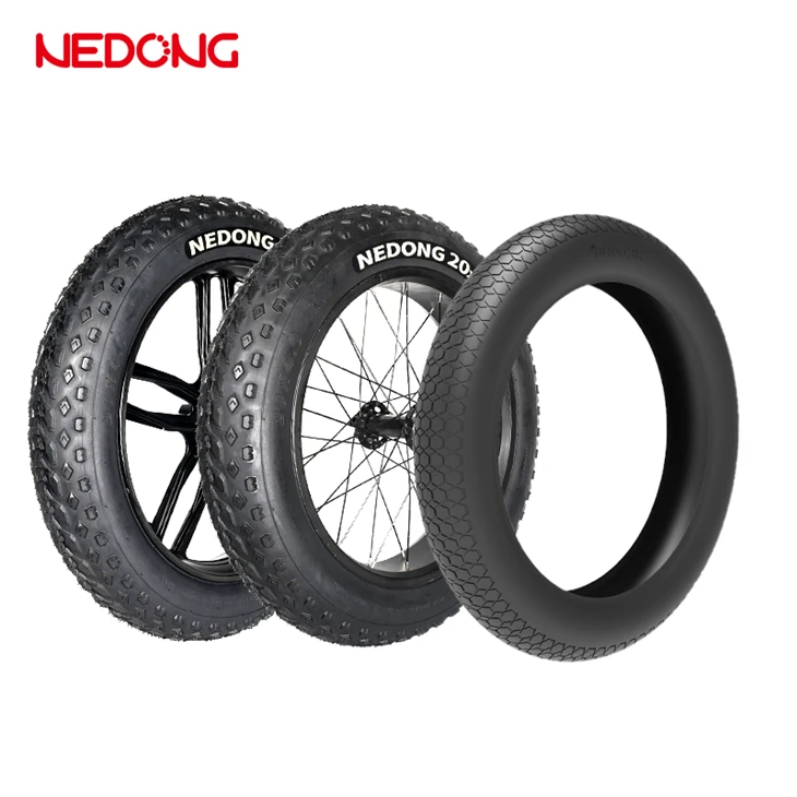 NEDONG 26 Inch Fat Tire 26x4.0 Black Explosion Proof Tire For Mountain BikesTire Armour Tire Liners high quality