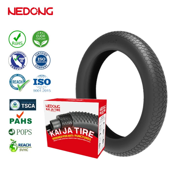 NEDONG 26 Inch Fat Tire 26x4.0 Black Explosion Proof Tire For Mountain BikesTire Armour Tire Liners