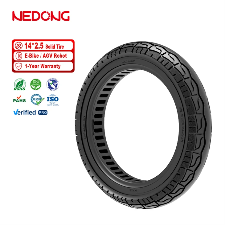 NEDONG14*2.5 Inch Honeycomb Tyres For E-bike/Bicycle/Folding E-Bike