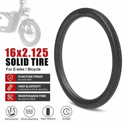 E-Bike Wheel Double-elastic Tires 16*2.125 Double