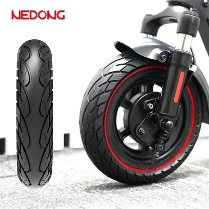 Nedong 10x2.5 Solid Honeycomb Tire, Airless Scooter Tire For Ninebot MAX G30, Explosion-Proof Urban Commuting